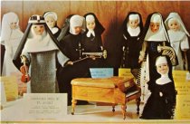 Nun doll display at the Catholic Shrine in Indian River.