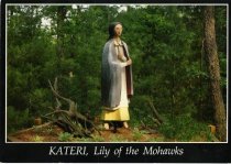 Statue of Kateri Tekakwitha at the Cross in the Woods Catholic Shrine