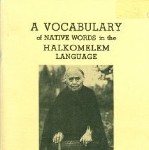 A Vocabulary of Native Words in the Halkomelem Language