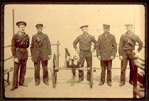 Sailors and a cannon