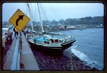 Yacht High & Dry on Causeway