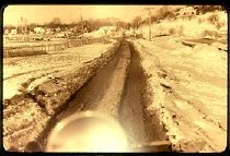 Plowed path on Causeway