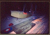 Airplane in Abbot Hall attic