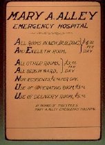 Prices at M.A. Alley Hospital