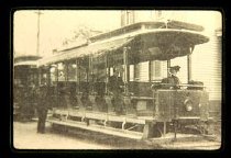 Open trolly car
