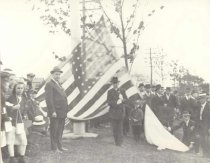Dedication of Flagpole at Seas