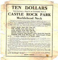 Ten Dollars for Castle Rock