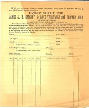 Order Sheet - 1903
