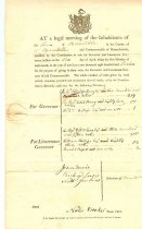 Barnstable Vote 1812 for Governor