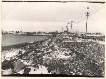 Causeway after a winter storm