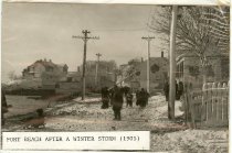 Fort Beach after a storm