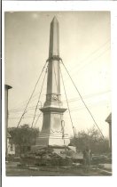Monument being moved