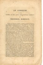 Fred Robinson's Speech