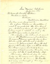Joseph Martin Letter