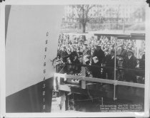 Christening USS Mugford