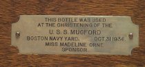 USS Mugford bottle box