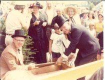 Burying the Time Capsule - 1976