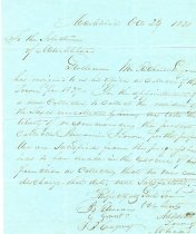 Letter replacing the collector