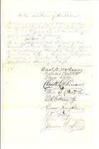 Petition for Decoration Day 1874