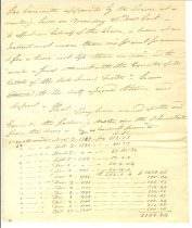 Estate of Israel Foster notes from the Town of Marblehead