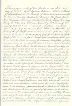 First page for Peach contract for Front St.