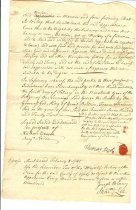 Handwritten apprentice document