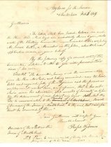 Capt. Israel Eaton Letter 3 Feb 1819