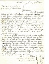 Claim  from Trustees of M. R. Society for damages