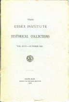 Essex Institute Vol. XLVI< October 1910
