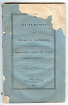 Sixth Annual Report of the MA Anti-Slavery Society