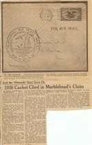 1938 Cache cited in Marblehead's Claim