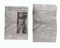 Capt. Larkin Cited by ROK