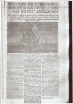 Sea Captains and Sailors from Marblehead