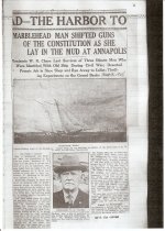 Marblehead man shifted guns of the Constitution