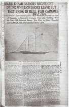 Marblehead sailors might get drunk