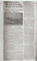 Three Marblehead men are survivors