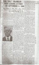 The "Bill" Franklin went ashore