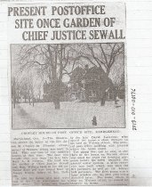 Present Postoffice site