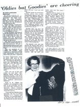 Oldies but Goodies are Cheering