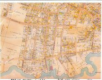 Colored maps of Shipyard to Downtown