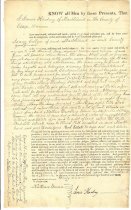 Deed of James Harding 1839