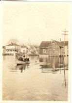 Photo of flood on Barnard and Hawkes Streets