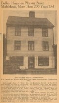 Doliber House, Pleasant Street, Marblehead