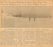 Marblehead Harbor Frozen