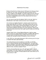 Marblehead Ferry Boats