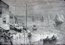 Drawing of Tucker's Wharf