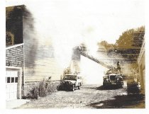 Fire at Old Ice Barn