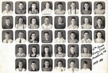 Gerry School Sixth Grade Class 1943 - 1944