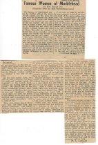 Famous Women of Marblehead