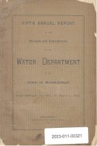 Water Department Annual Report